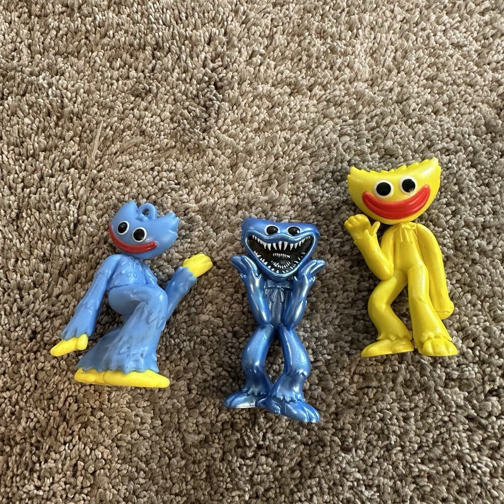 Scary HUGGY WUGGY. PHATMOJO POPPY PLAYTIME SERIES 3 Figures Lot Set